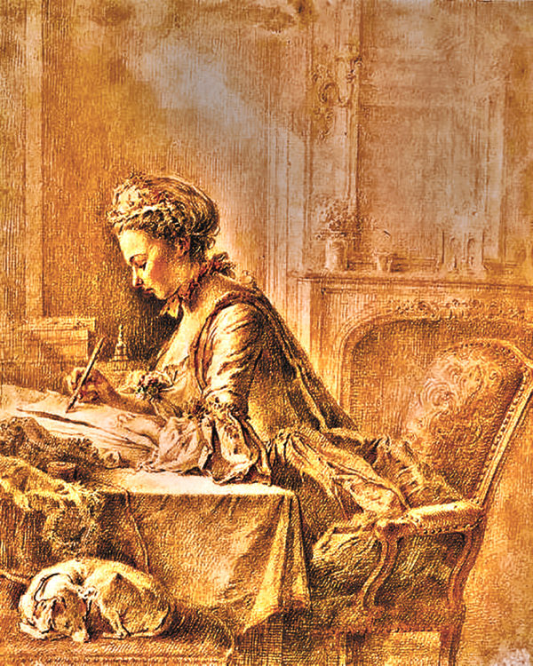 Image is like that of a Professional Ghostwriter -Jacques Andre Portail Painting I Writer Mariecor I WriterMariecor.com